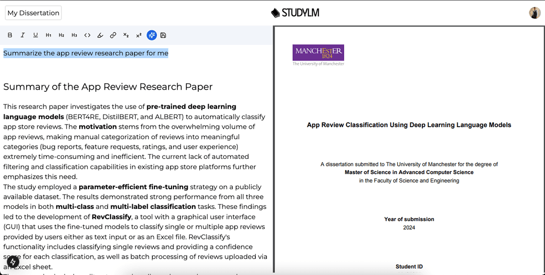 StudyLM - Create Study Notes with AI
